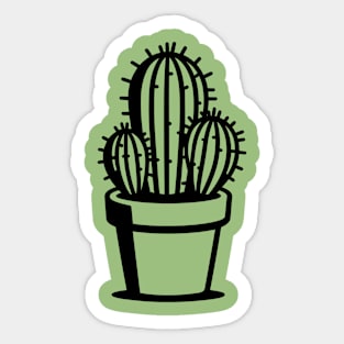 Potted Cactus Sticker